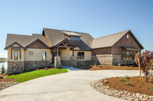 Contemporary mountain style home in Broomfield Colorado designed for optimum energy efficiency.