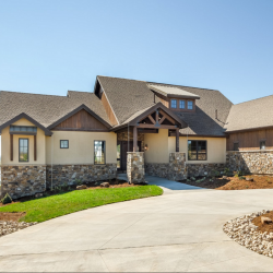 Contemporary mountain style home in Broomfield Colorado designed for optimum energy efficiency.